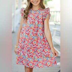 Shop the Mint Girls Floral Dress - Large (10/12)